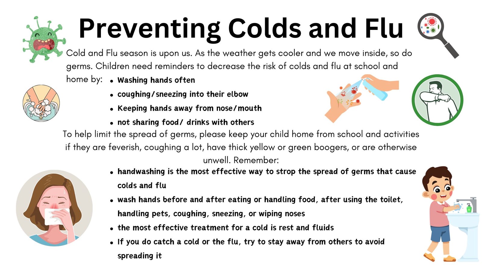 Preventing Colds and Influenza Flu